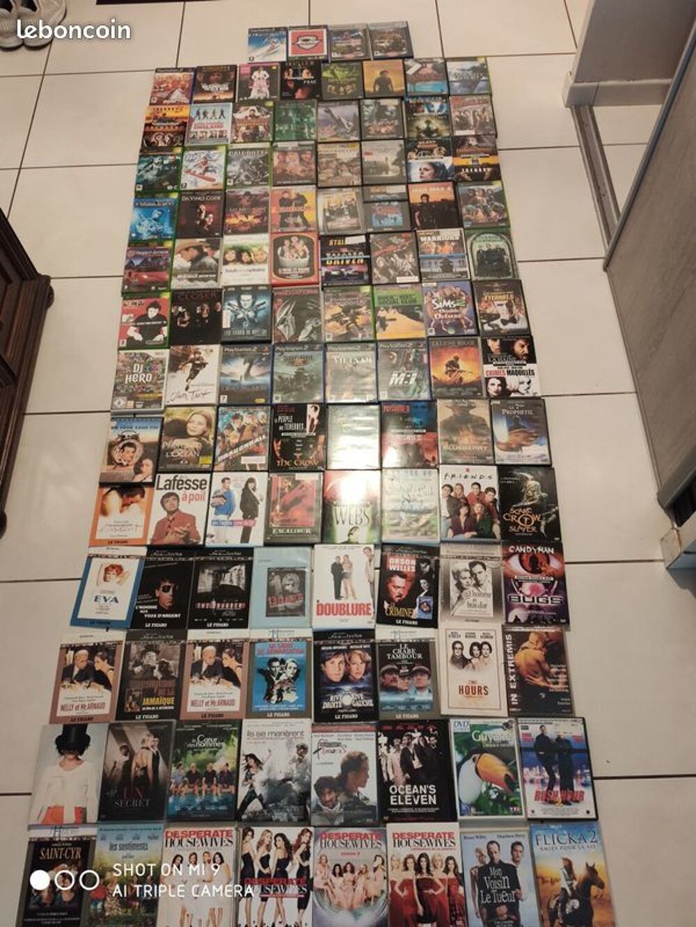 Gros lot Blu ray, DVD, jeux DVD et blu-ray