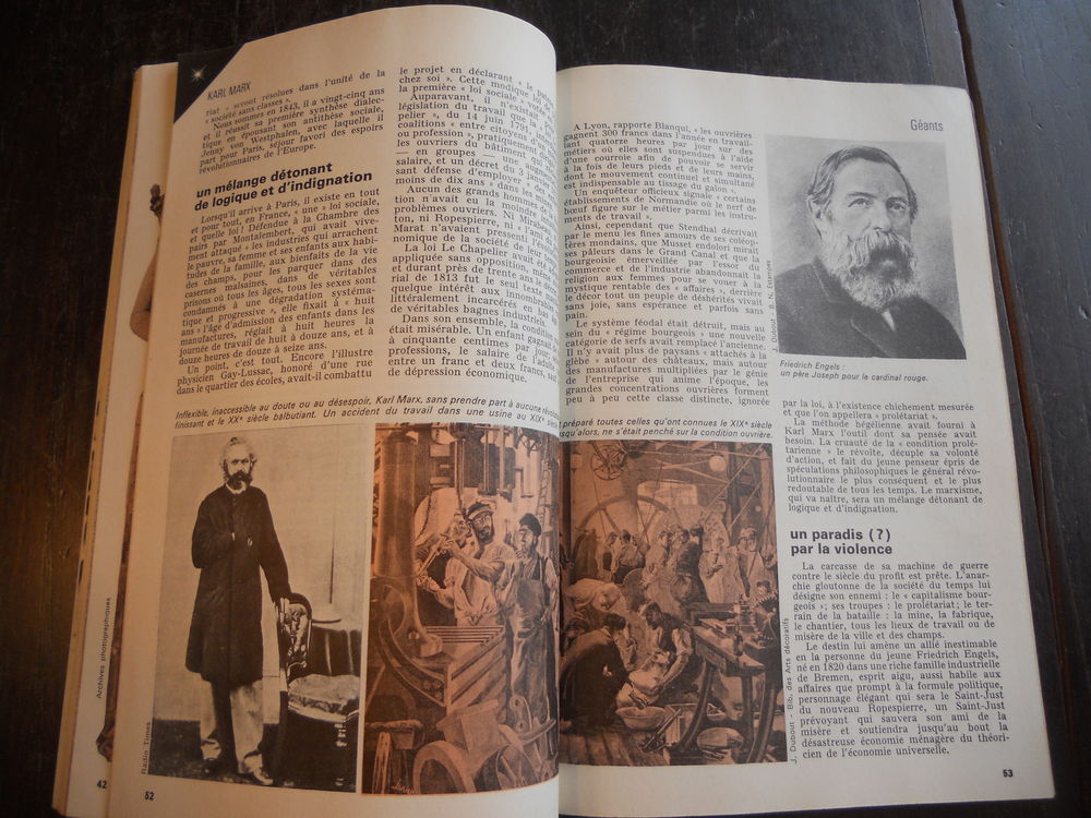 HISTORIA. SP&Eacute;CIAL DEGAULLE A 80 ANS. KARL MARX No 288/ 70 Livres et BD
