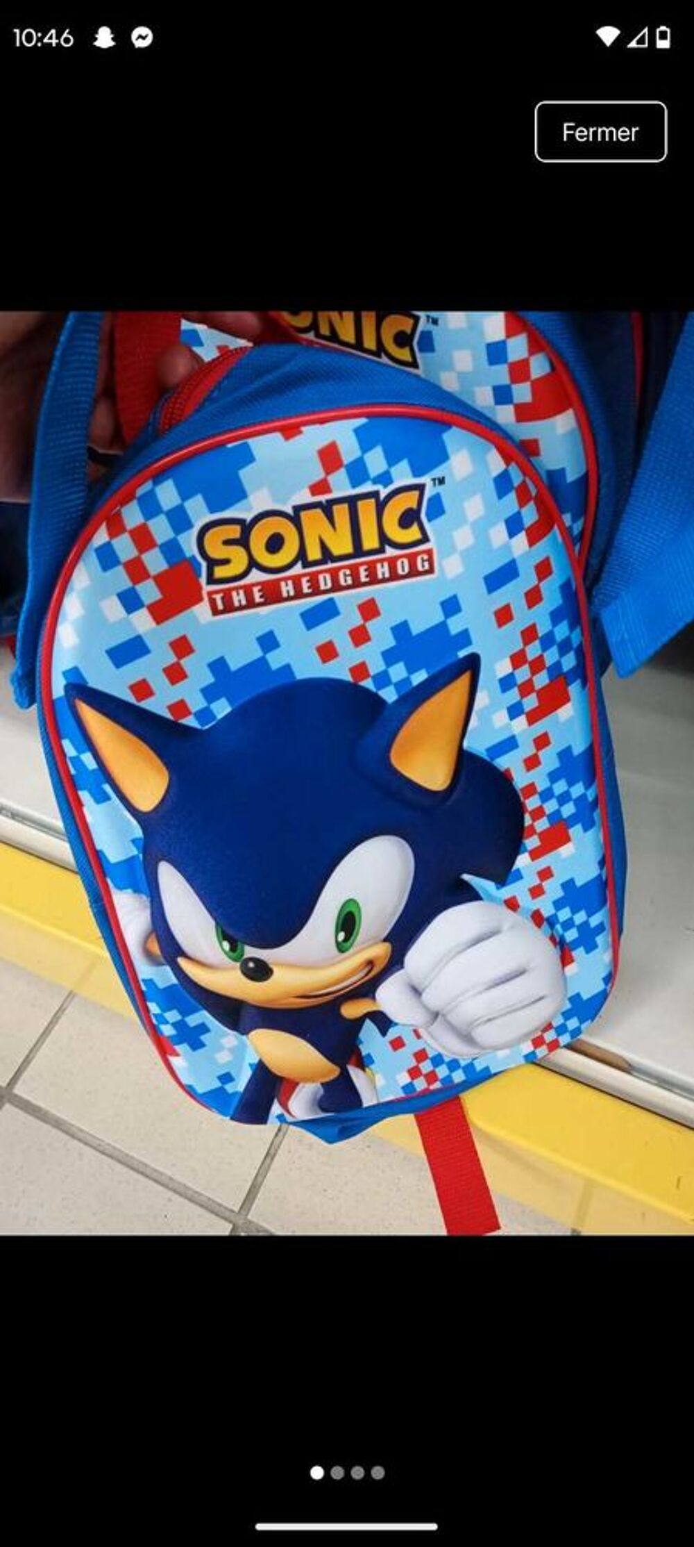 cartable maternelle sonic neuf Vêtements enfants