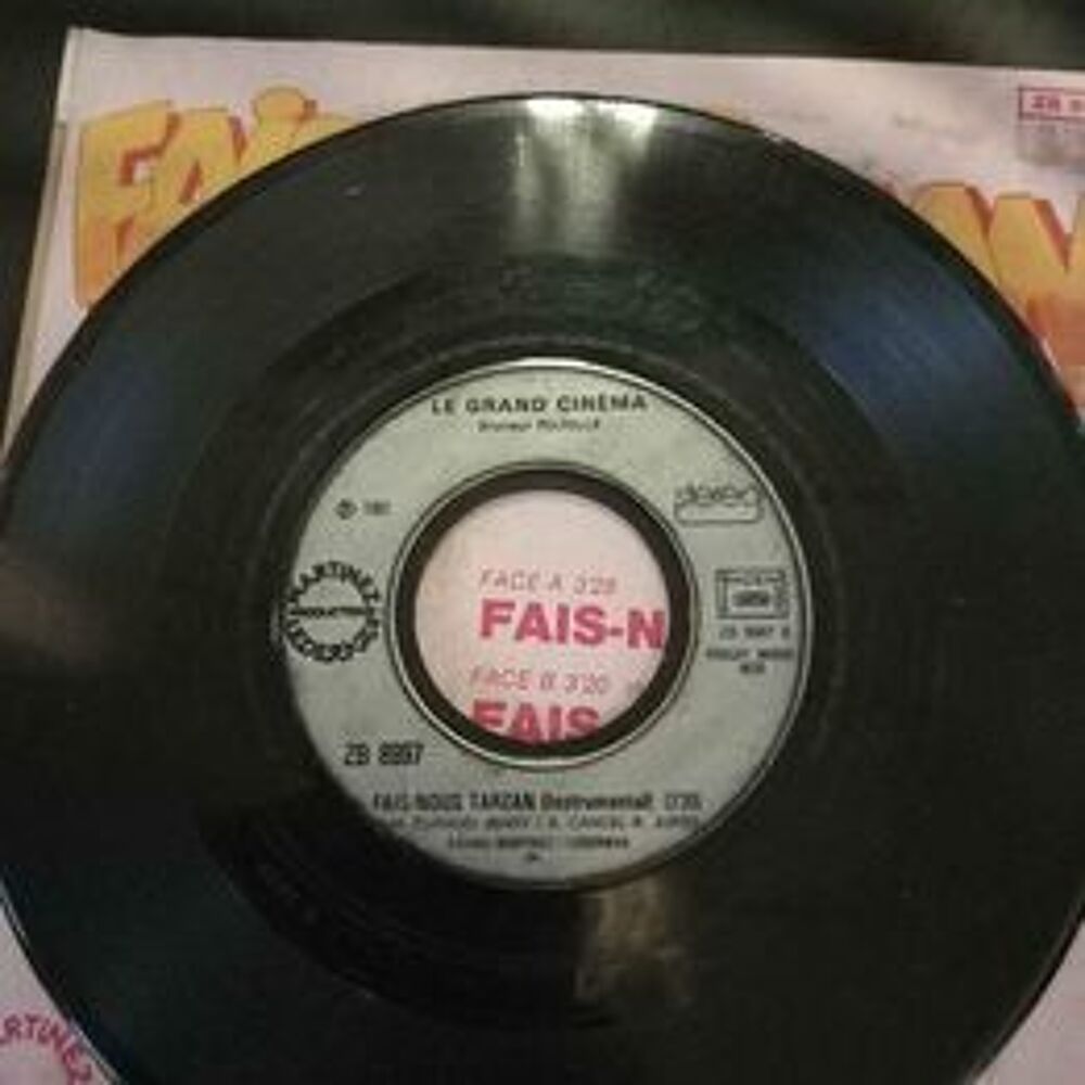 45 Tours : fais nous tarzan par le grand cin&eacute;ma CD et vinyles