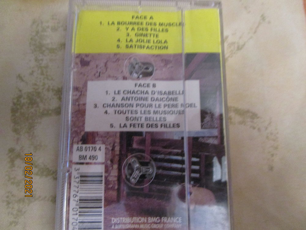 K7 originale du groupe de Doroth&eacute;e , "LES MUSCLES" Audio et hifi