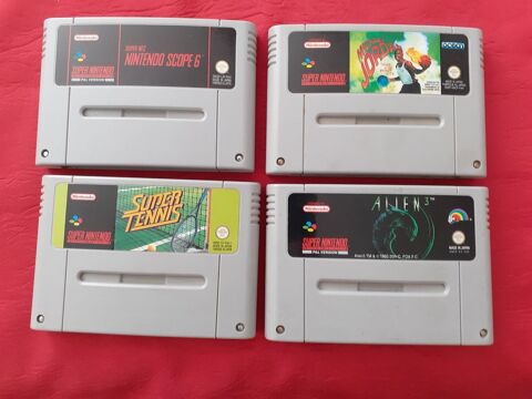 Cassettes pour console Nintendo Super Nes 
Arles (13)