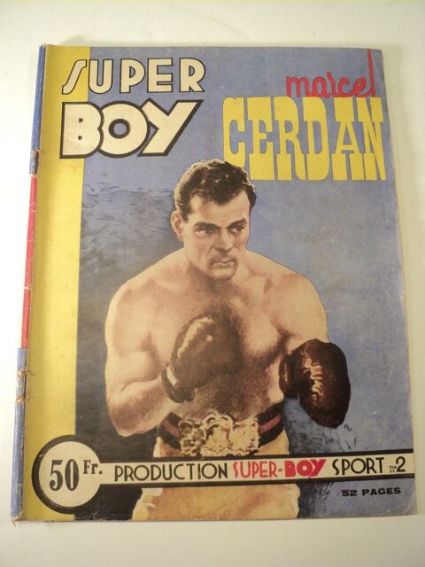 BD�Super Boy Sport Boxe Marcel Cerdan N�2 Imp�riA 1951 22 Loches (37)