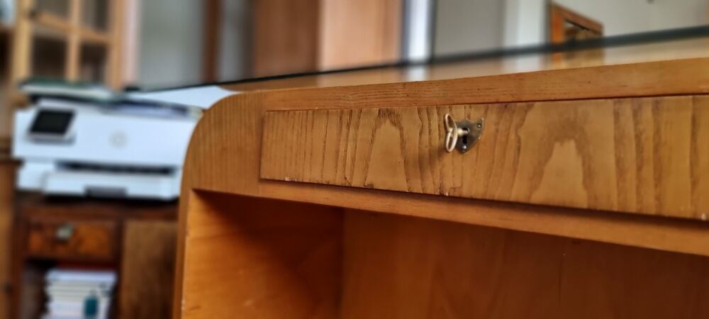 Rare: &eacute;l&eacute;gant bureau art d&eacute;co Meubles