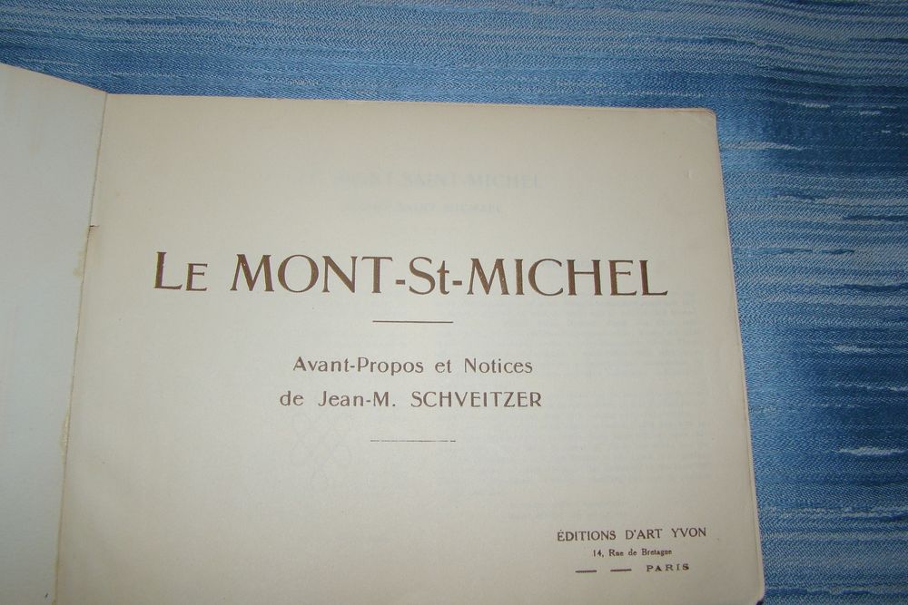 Ancien livret Mont Saint Michel - Yvon circa 1947 / 1950
