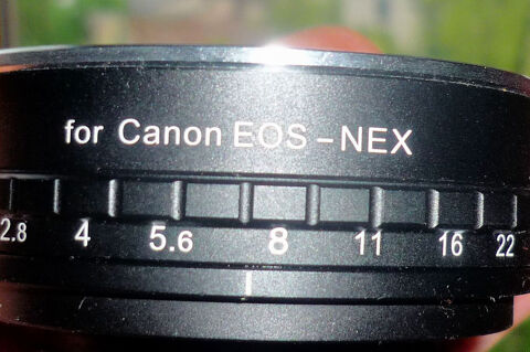 Baque Canon Ef Sony E (Nex - A Hybride) 20 Serres (05)