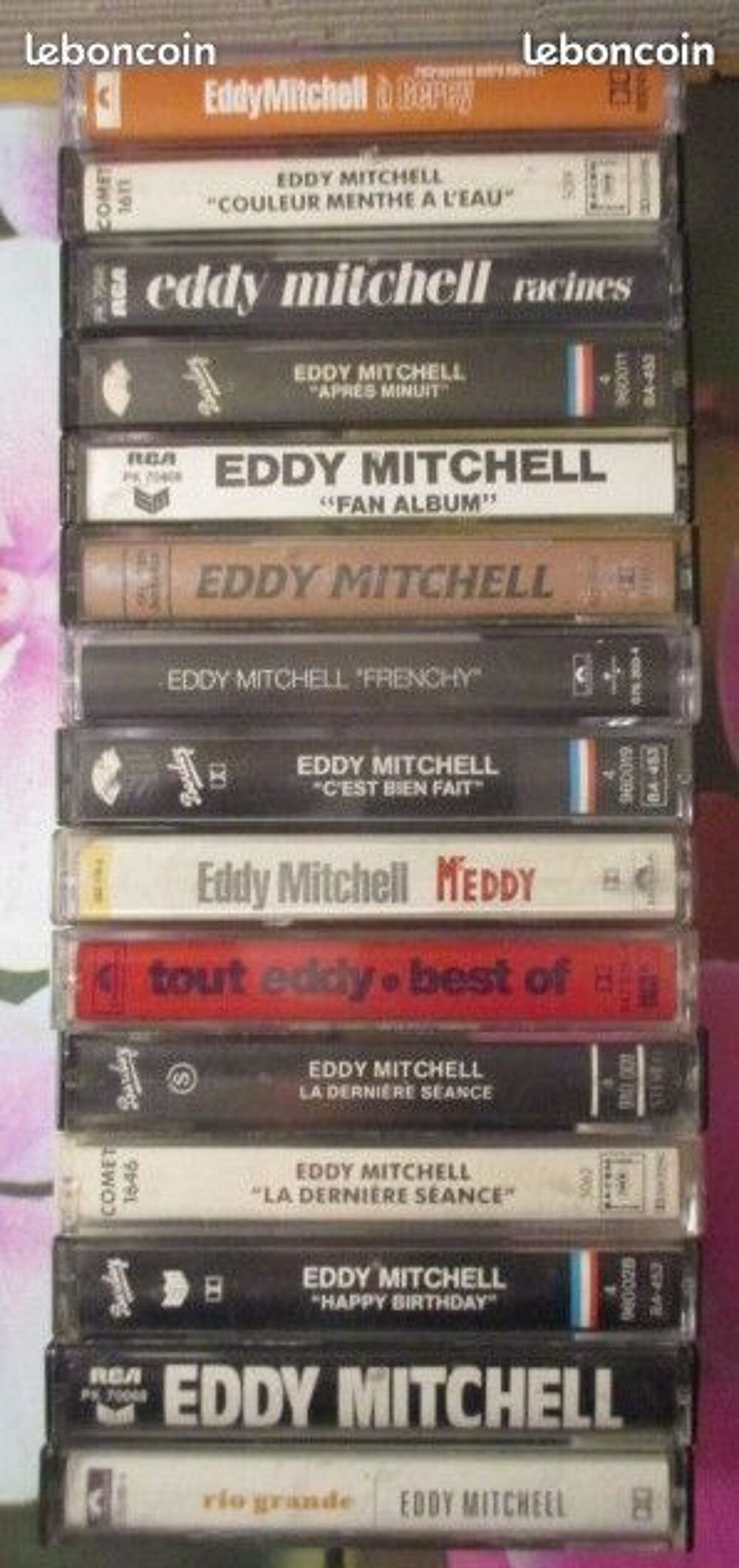 Cassettes audio "Eddy Mitchell" CD et vinyles