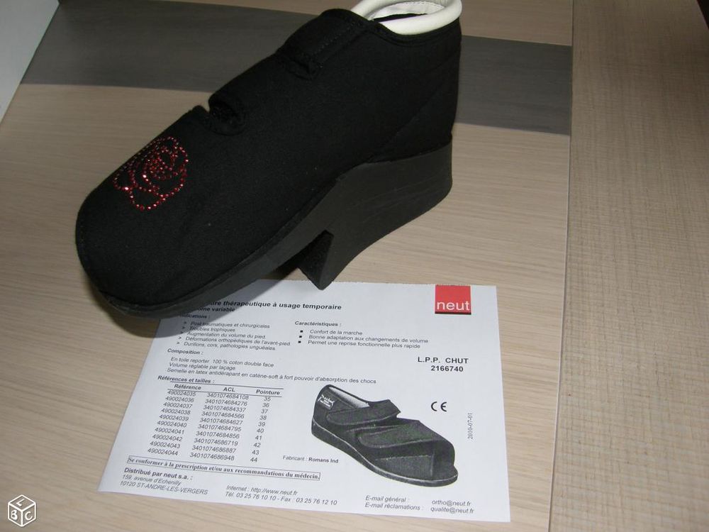 Chaussure op&eacute;ration du pieds Chaussures