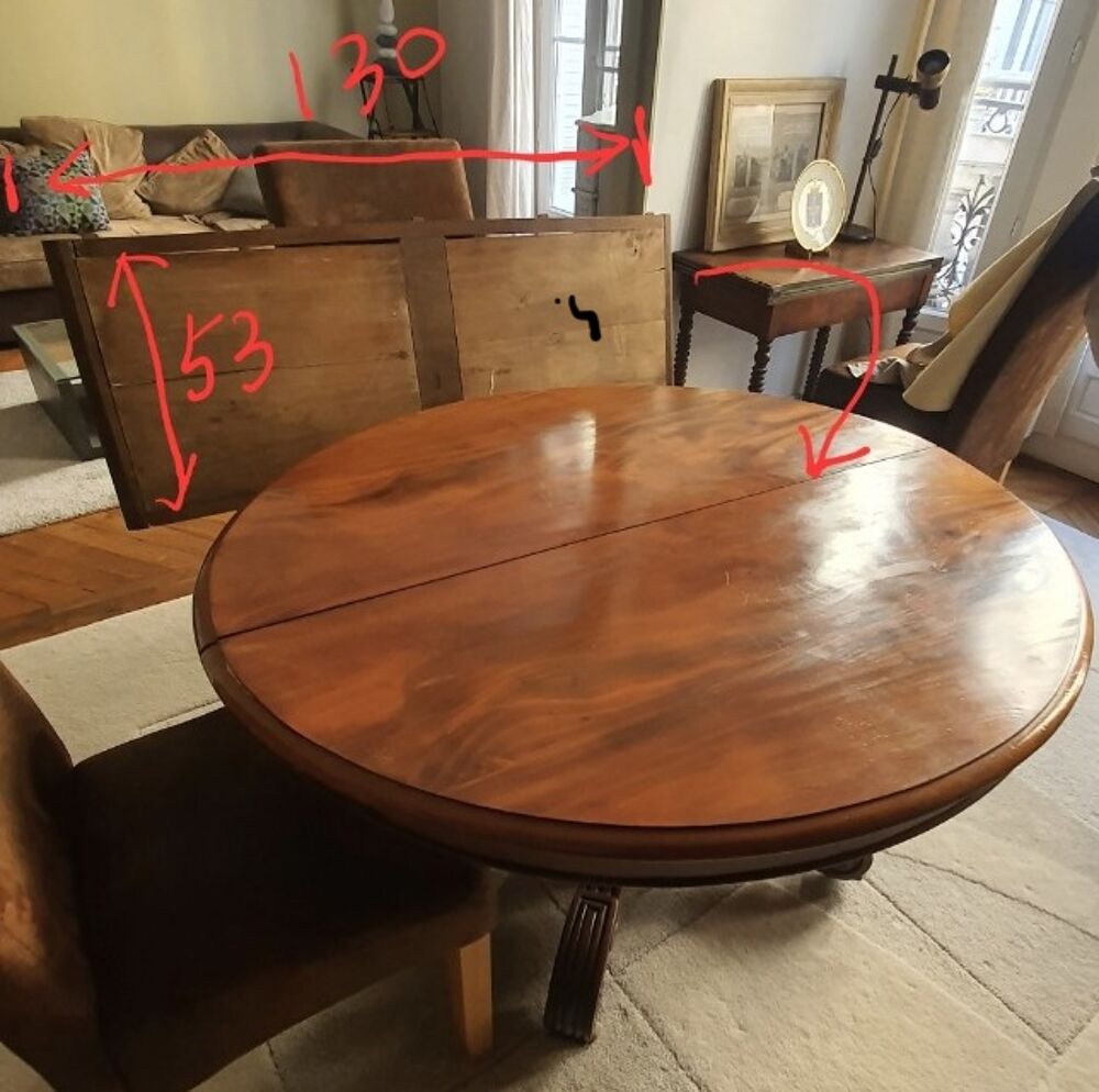 table de salle &agrave; manger de style extensible Meubles