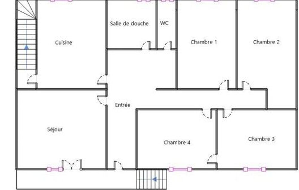 Vente Maison Proche Saint Vit maison sur sous sol Corcelles-ferrières