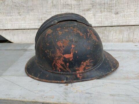 Ancien Casque Adrian Poilu Guerre 14-18 WW1 0 Loches (37)