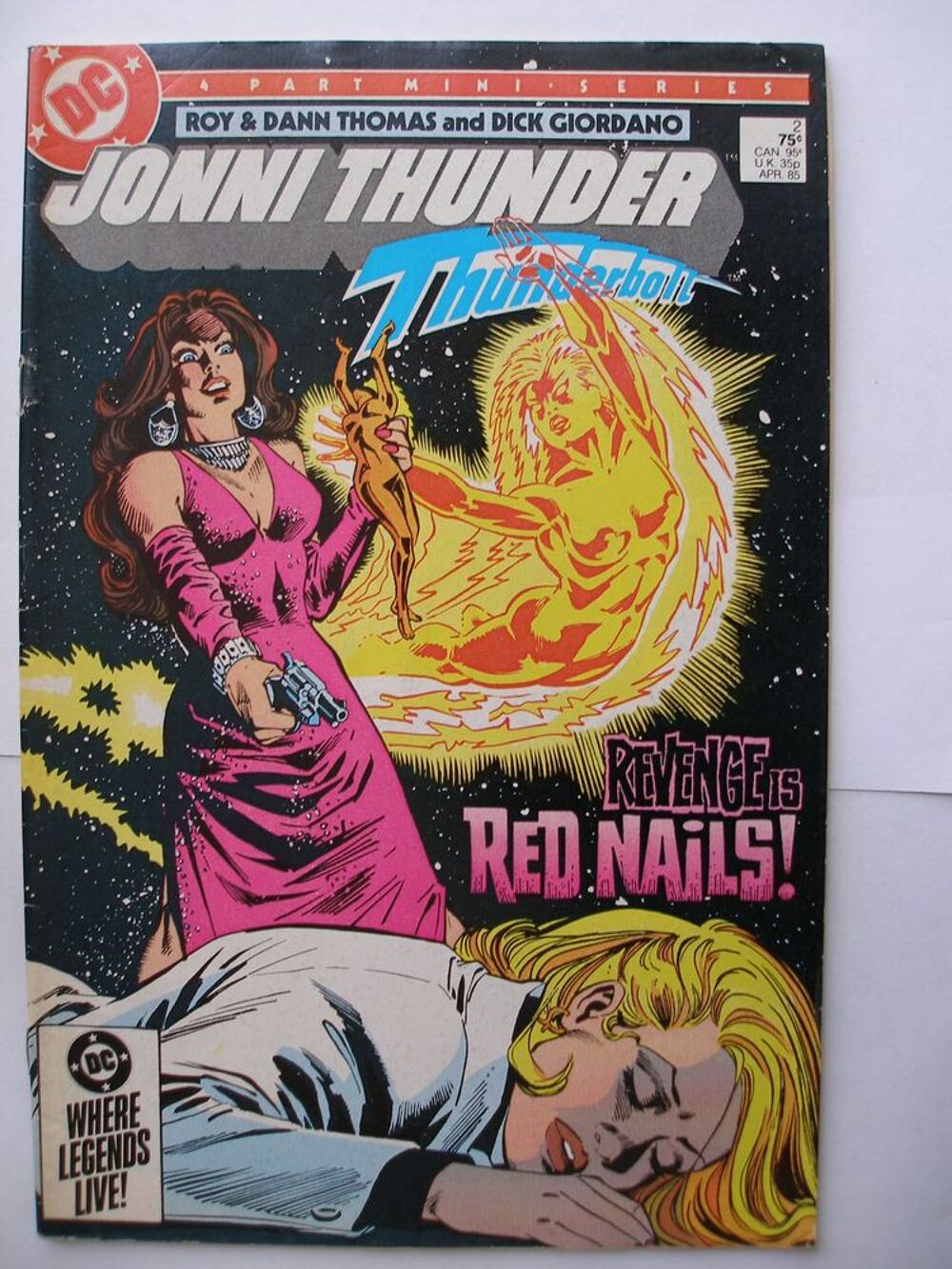 Jonni Thunder Thunderbolt 2 Dc Comics 1984 Livres et BD