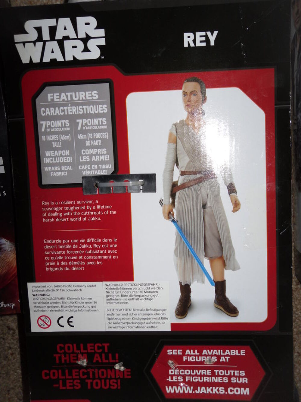 Dernier Jedi : Rey Star Wars Grande Figurine 46cm Neuf Jeux / jouets