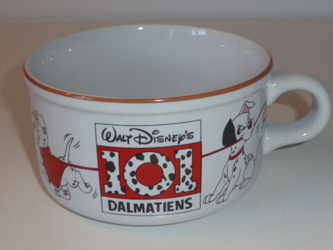 Grand bol avec anse les 101 dalmatiens Disney 7 Rueil-Malmaison (92)