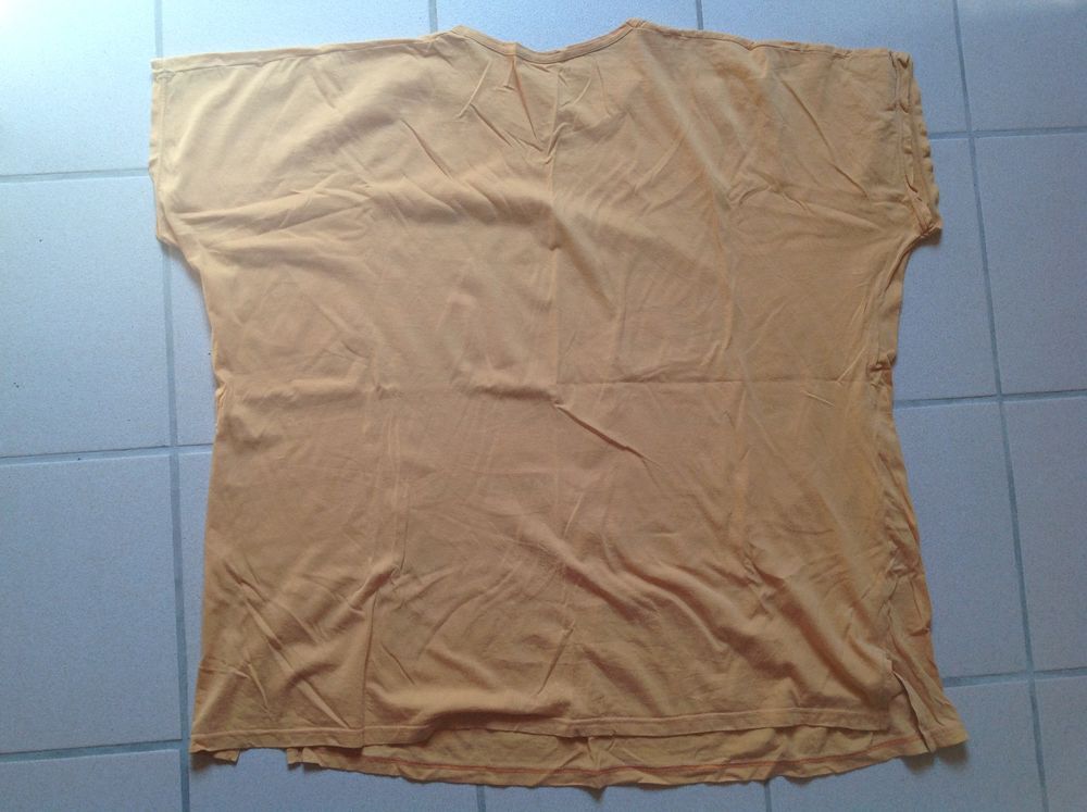 GRAND T-SHIRT ORANGE SUMMER GRANDE TAILLE Vêtements
