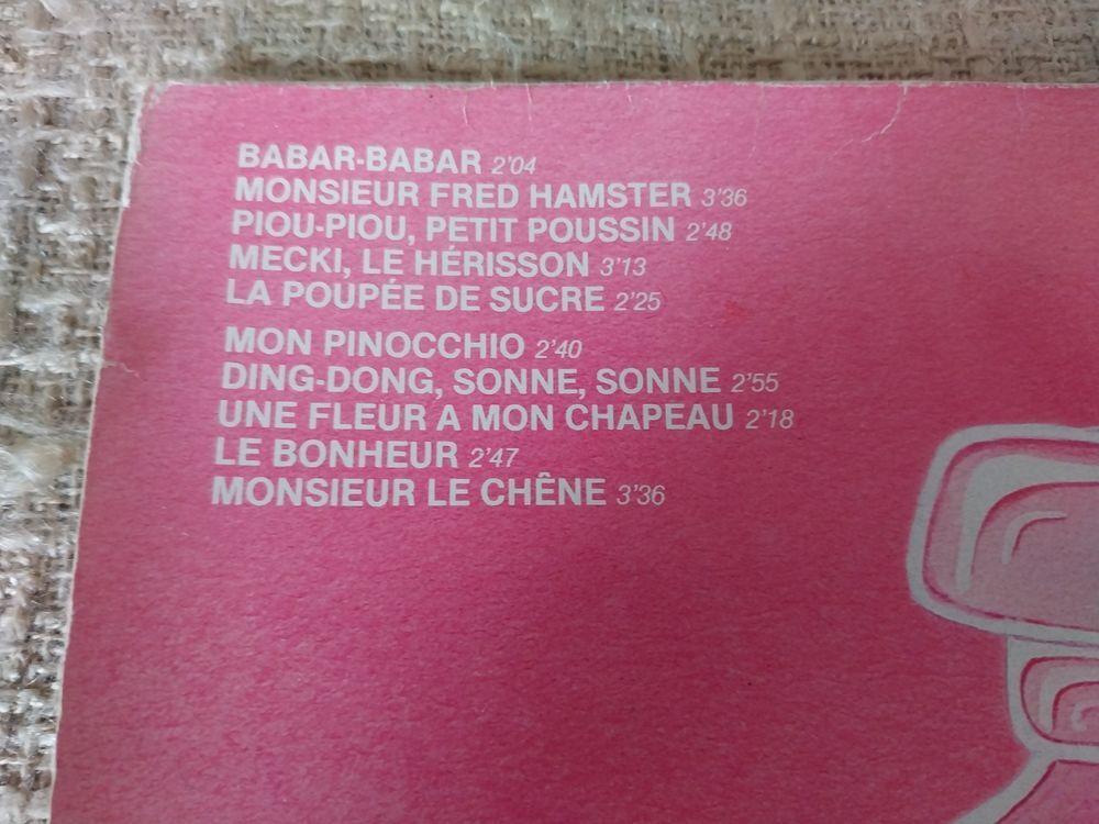 Chantal Goya Babar Disque Vinyl 33T Chanson Enfant RCA 1983 CD et vinyles