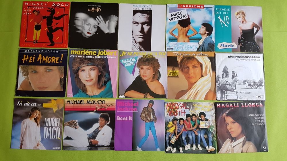 LES 45T PHOTO 10 CD et vinyles