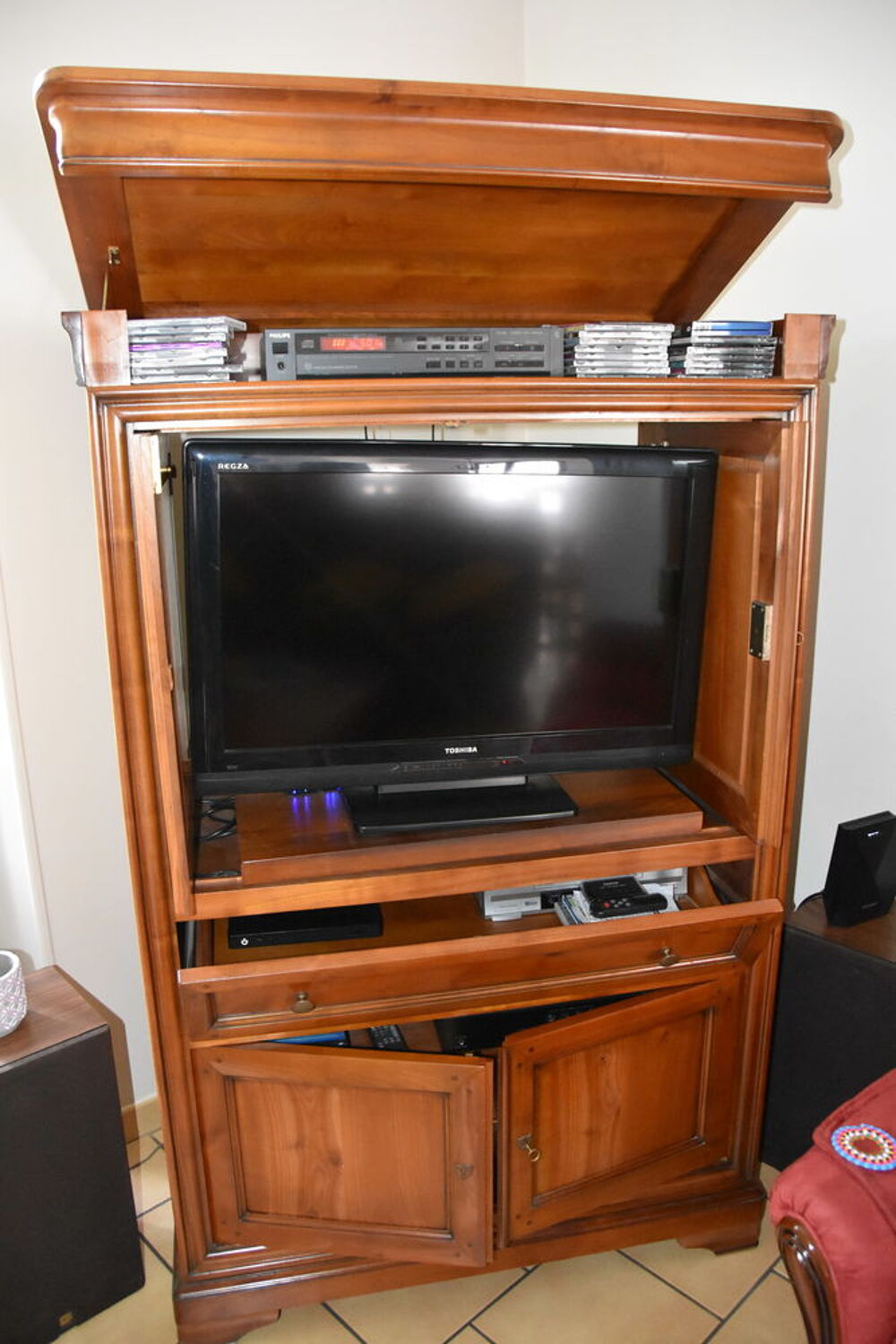 Meuble TV en Merisier Meubles