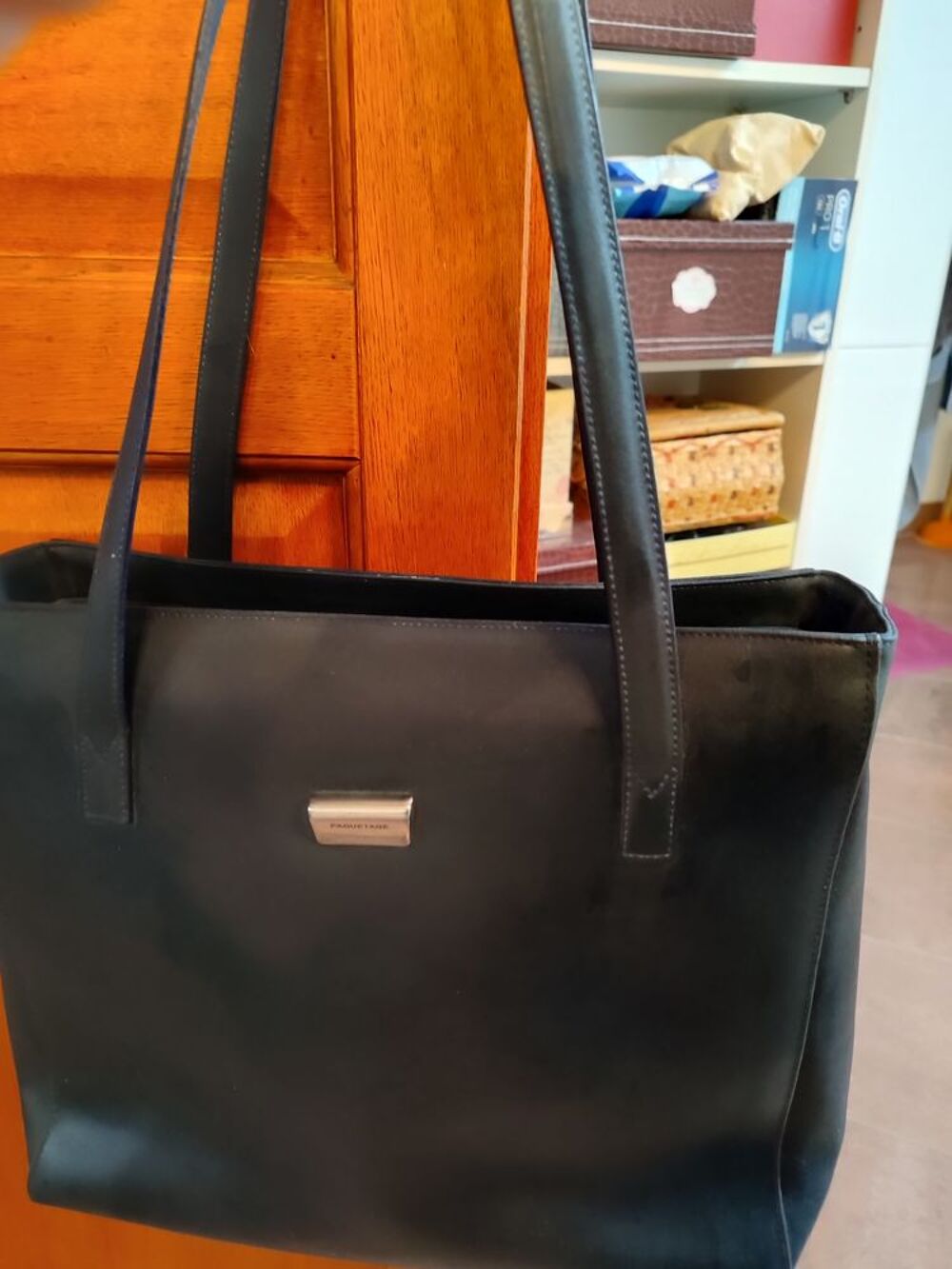 Sac marine marque PAQUETAGE Maroquinerie
