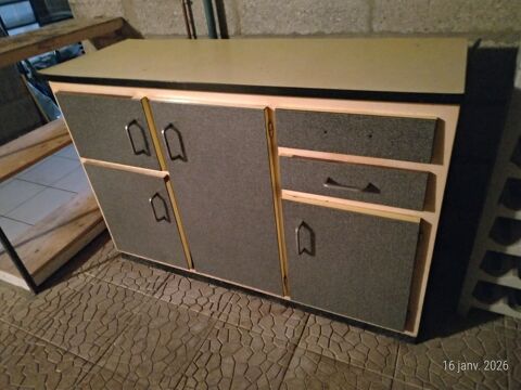 Meuble sol cuisine en formica 100 Saint-Riquier (80)