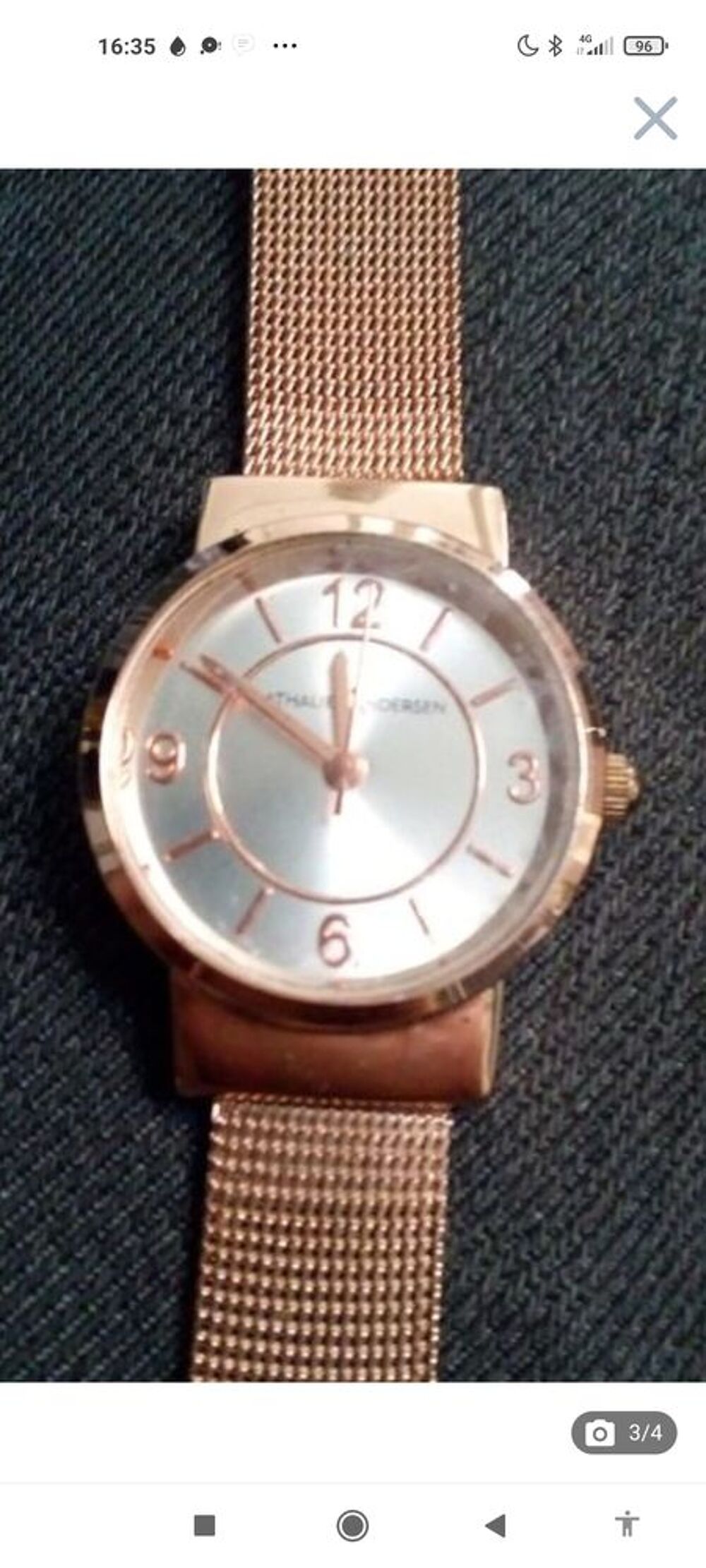 Montre de femme de forme ronde Nathalie Andersen Bijoux et montres