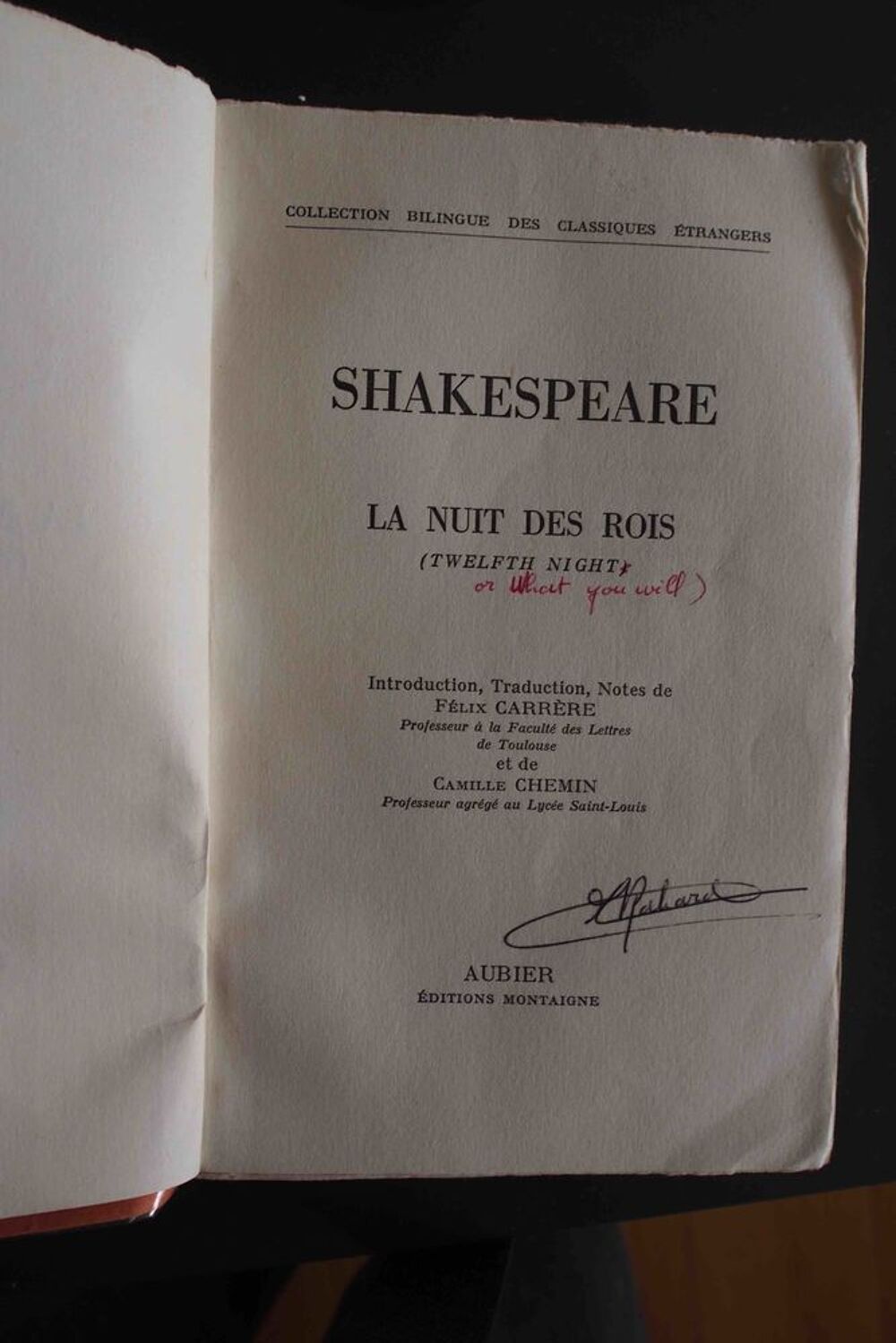 LA NUIT DES ROIS - Twelfth Night - Shakespeare, Livres et BD