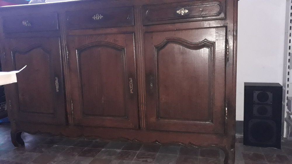 BAHUT / BUFFET Haut -Ancien en Ch&ecirc;ne Meubles