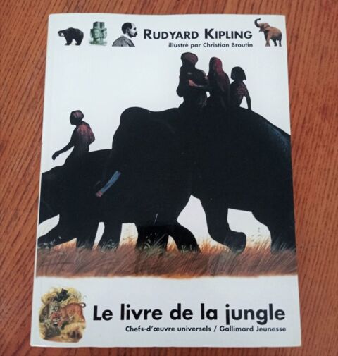 Le livre de la jungle - Chefs d'?uvre universels / Gallimard 10 Nice (06)