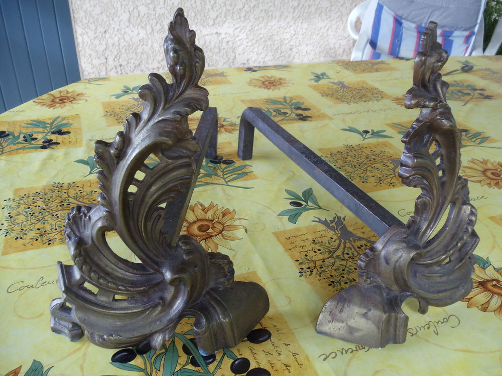 Chenets de chemin&eacute;e Décoration