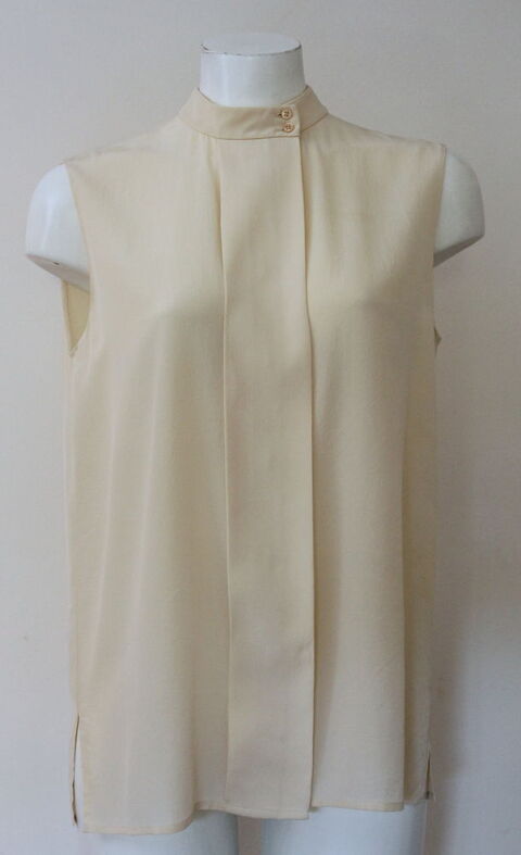 Top soie cr�me THE ROW Made in  USA 
T.M soit 38/40 Fr 150 Issy-les-Moulineaux (92)