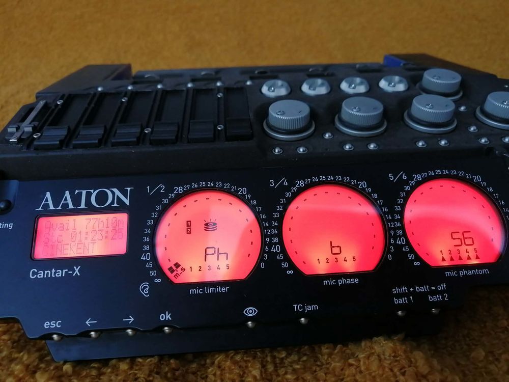 Aaton Cantar-X Audio et hifi