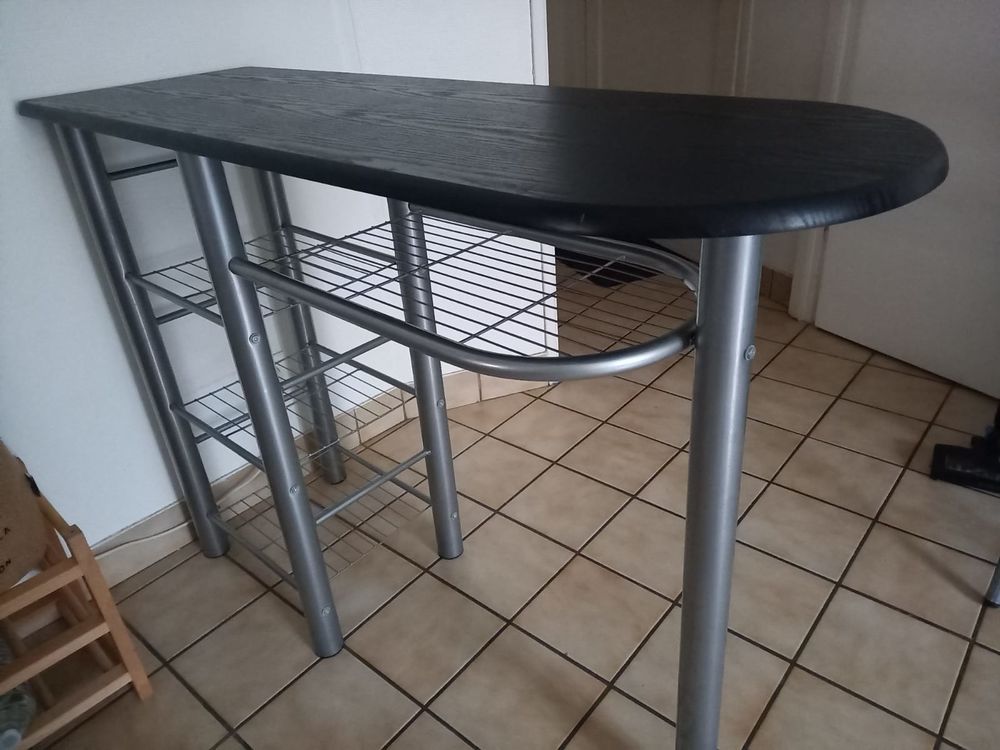 Bar, mange debout noir et gris Meubles