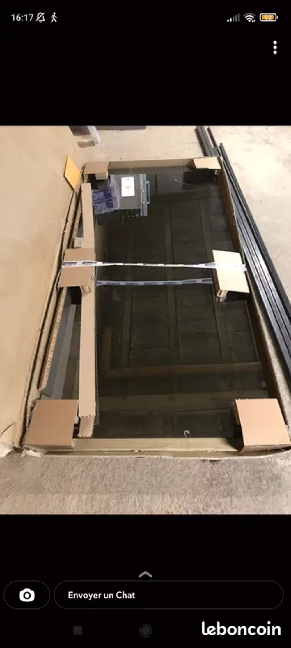 Paroie de douche effet fum&eacute; miroir Meubles