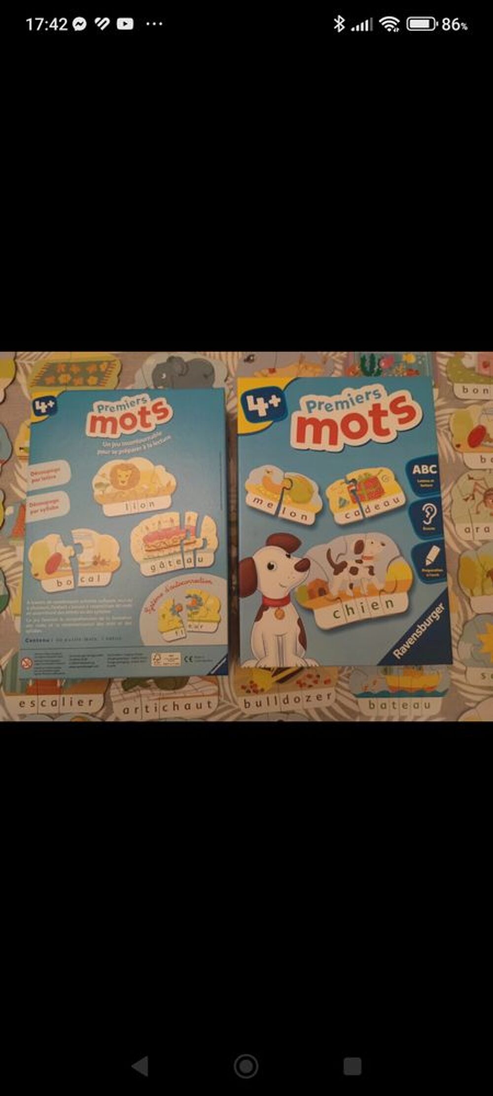Jeu premiers mots Jeux / jouets
