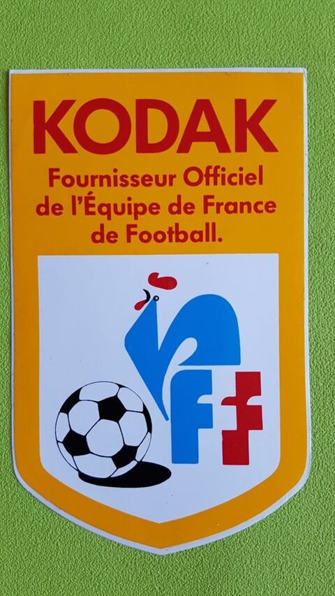 AUTOCOLLANT KODAK  F.F.F 0 Toulouse (31)