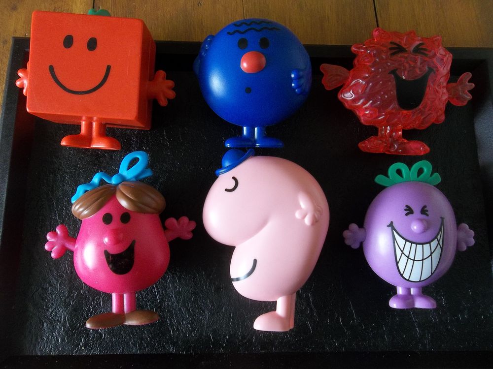 lot de 6 figurines monsieur/madame mc donald's 
