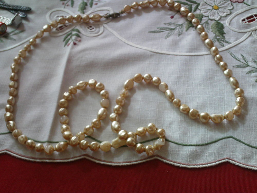 Grand sautoir ancien perles N&deg;466 Bijoux et montres