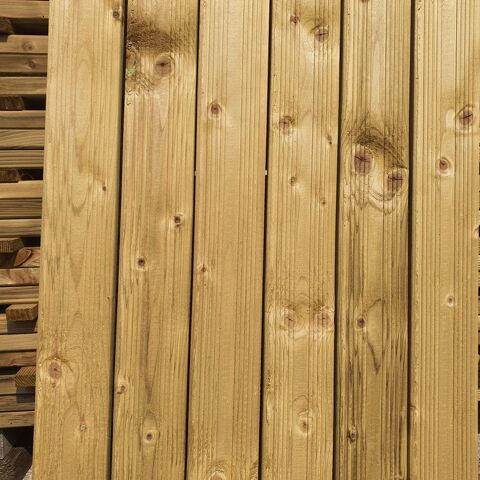 TERRASSE classe 3 Trait� Autoclave vert -Fine Largeur 14.8 Saint-Porquier (82)