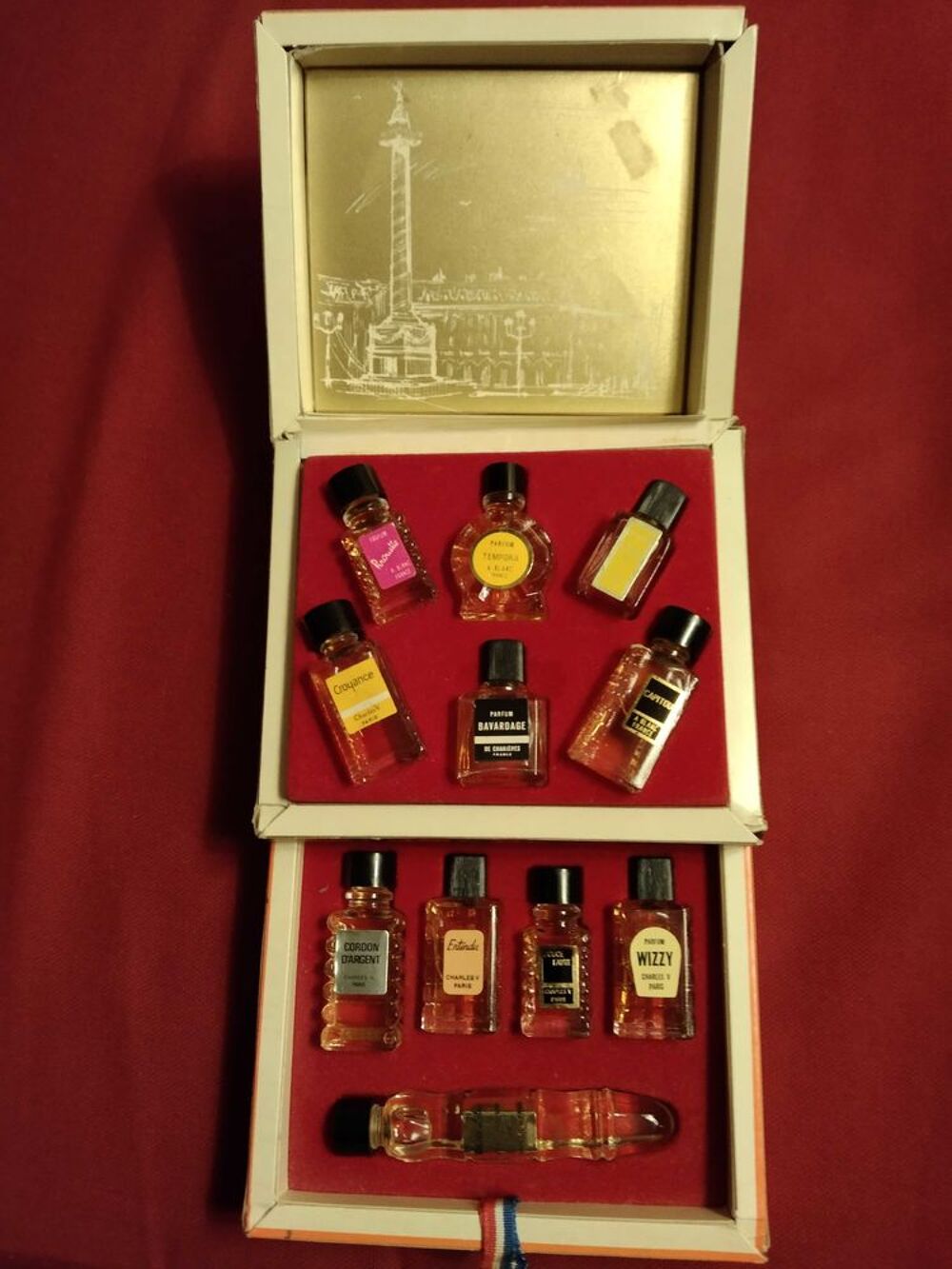 Coffret ancien Parfums de France 