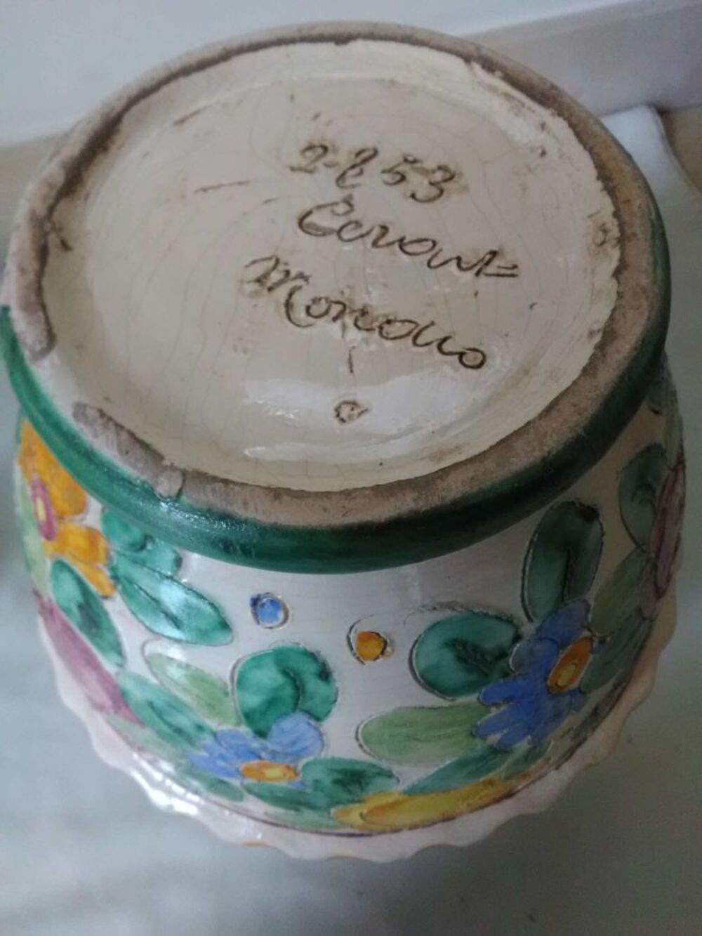 Vases "Cerart Monaco" anciens (3) / &agrave; l'unit&eacute; Décoration