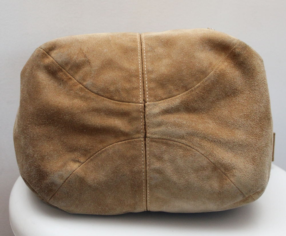 Sac bandouli&egrave;re cuir veau velours HALSTON HERITAGE Maroquinerie