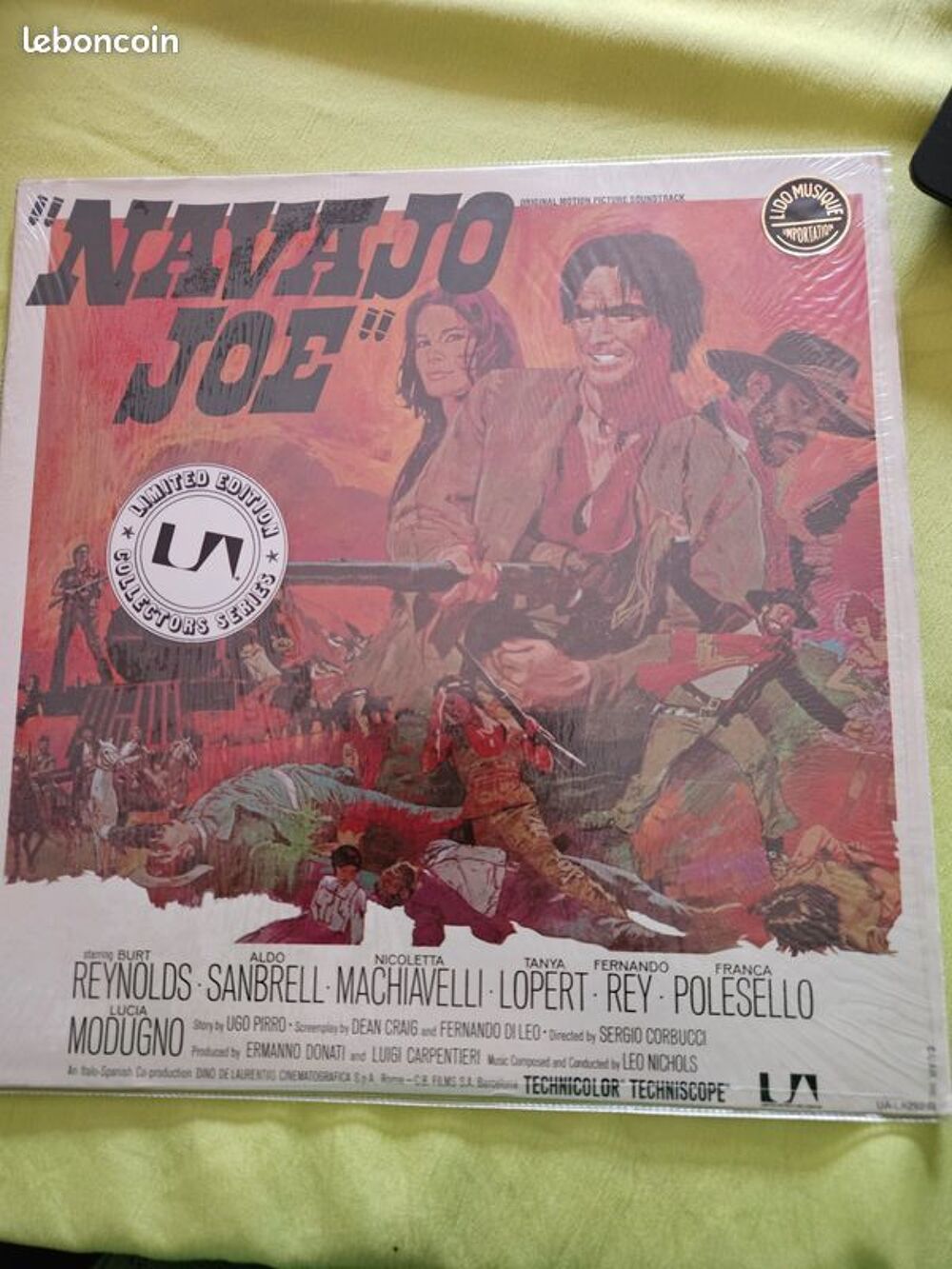 Vinyle Navajo Joe Leo Nichols ? Navajo Joe United Artists Re CD et vinyles