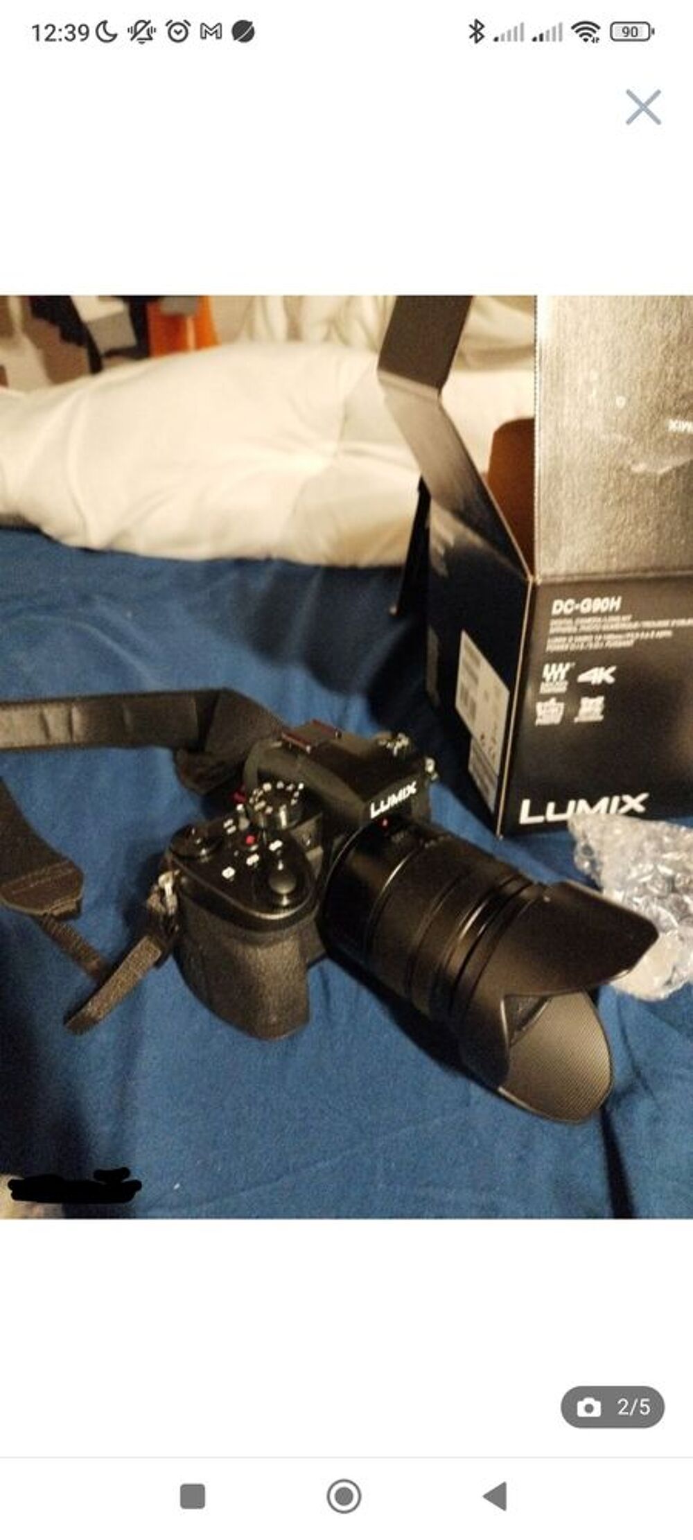 Appareil photo Lumix G90 + objectif + Sacoche de transport Photos/Video/TV