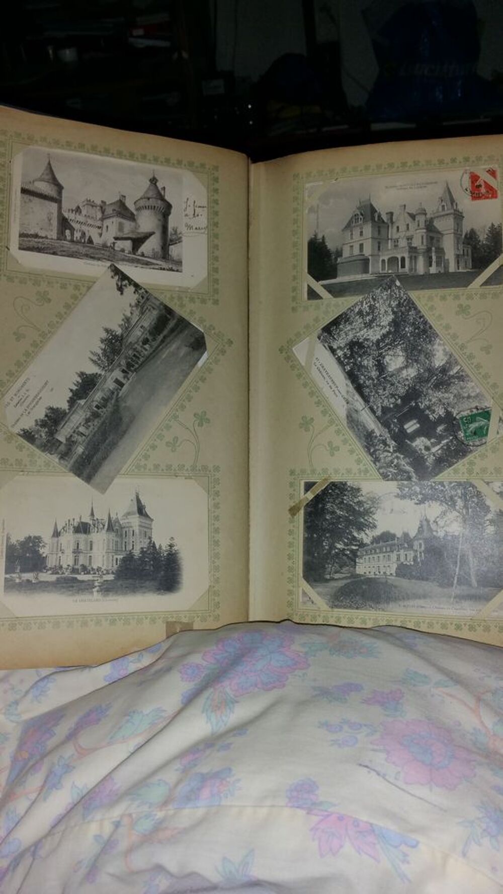 Cartes postales anciennes de 1900 th&egrave;mes ch&acirc;teaux 