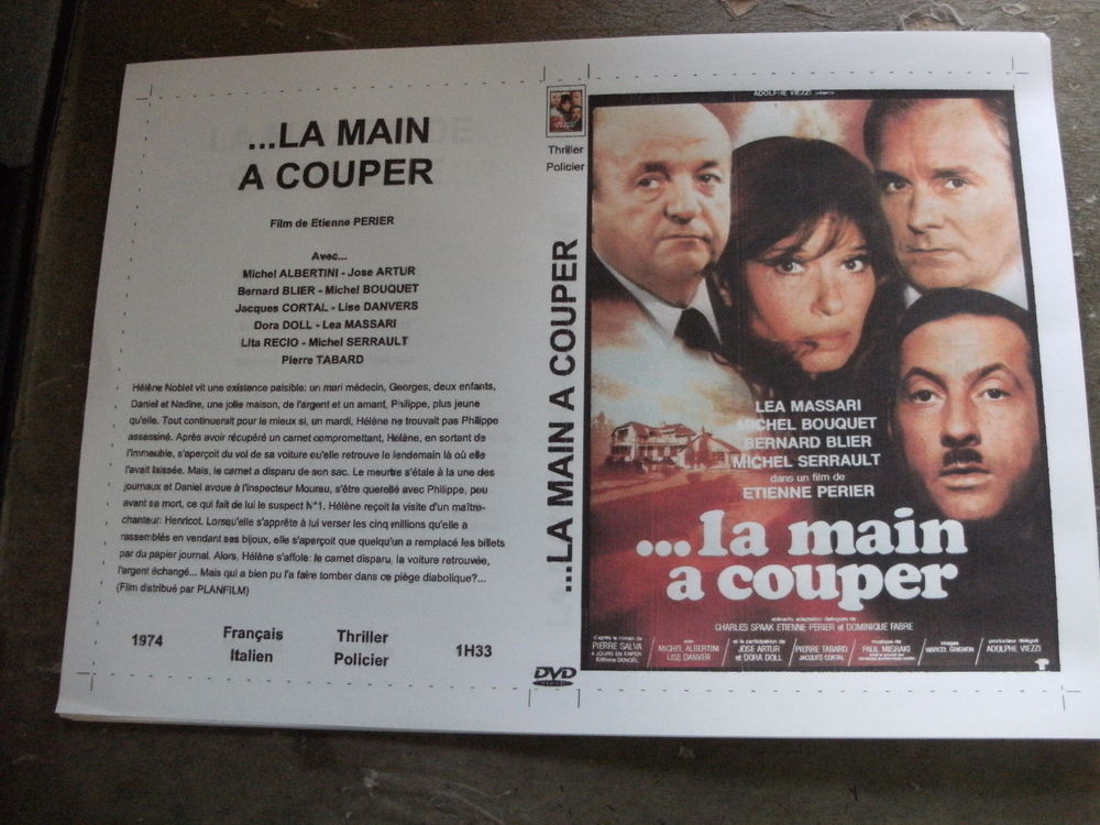 Film : " La main a couper " DVD et blu-ray