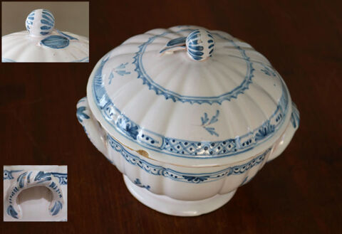 Bol  bouillon ancien en faence 15 Fillinges (74)