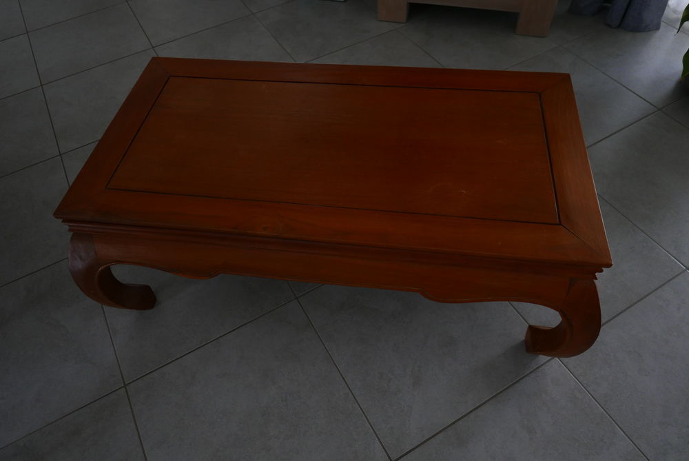 table basse exotique bois massif Meubles