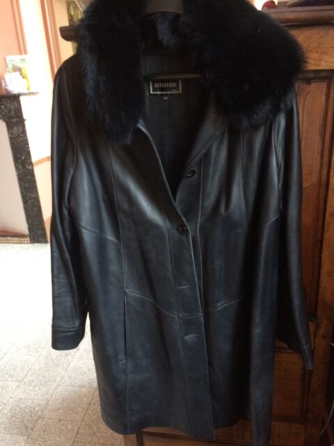 manteau cuir et col fourrure 60 Grandfresnoy (60)