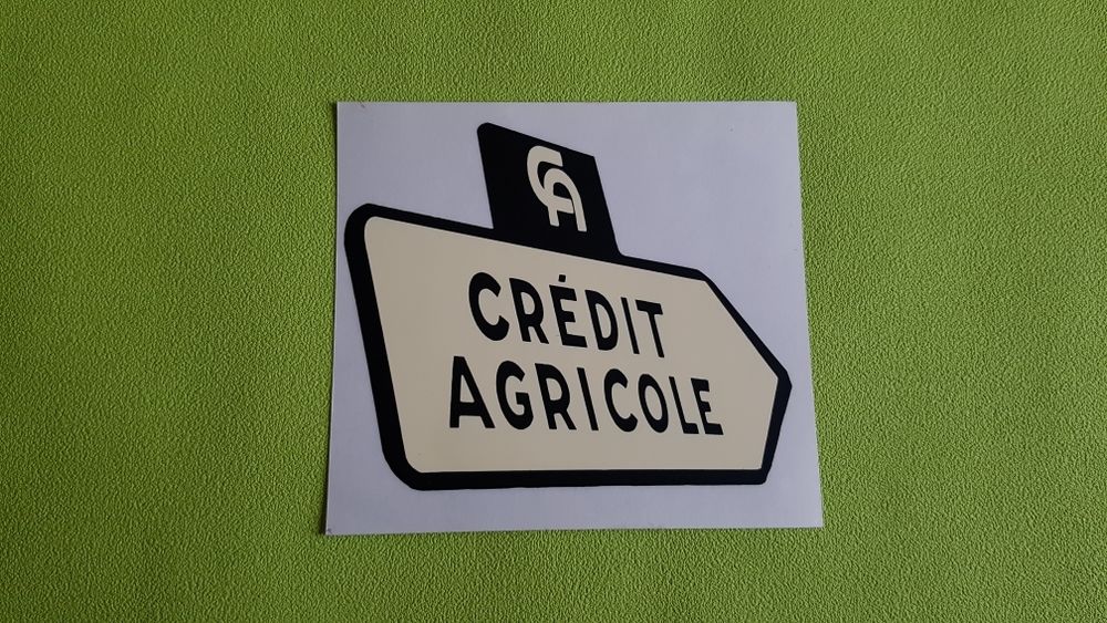 AUTOCOLLANT CR&Eacute;DIT AGRICOLE 