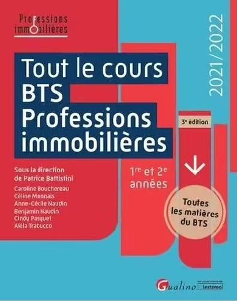 Tout Le Cours / Exercices Corrig�s Bts Professions Immobili� 20 Beauchamp (95)